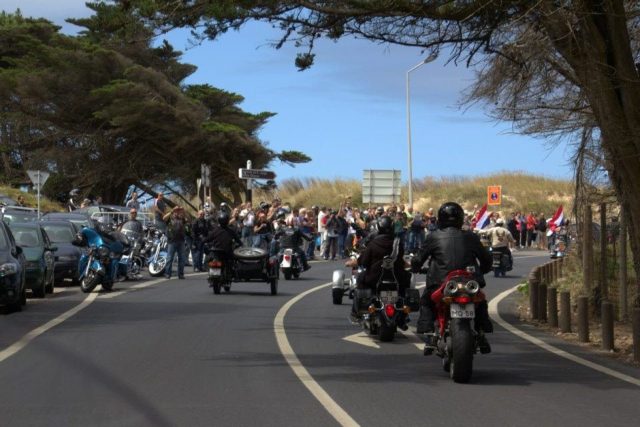 HOG RALLY CASCAIS - Desfile de Banderas